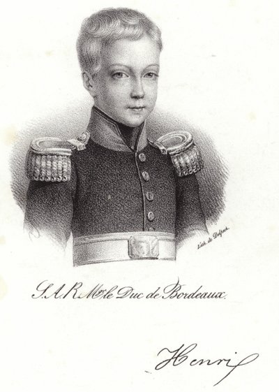 Henri of Artois by English School