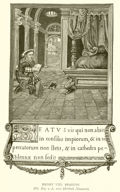 Henry VIII Reading by English School