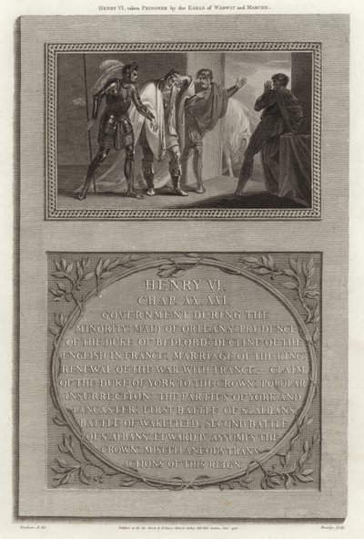 Henry VI Taken Prisoner by the Earls of Warwick and March by English School