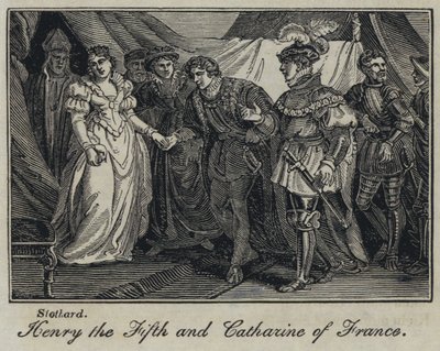 Henry the Fifth and Catherine of France by English School