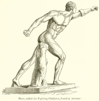 Hero, called the Fighting Gladiator, found at Antium by English School