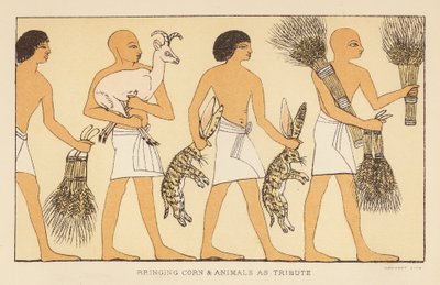 Herodotus: Bringing corn and animals as tribute by English School