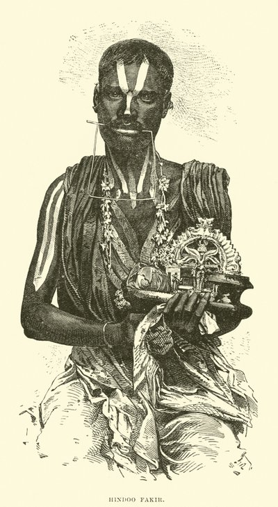 Hindoo Fakir by English School