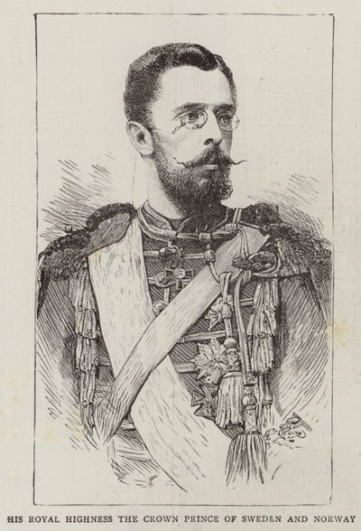 His Royal Highness the Crown Prince of Sweden and Norway by English School