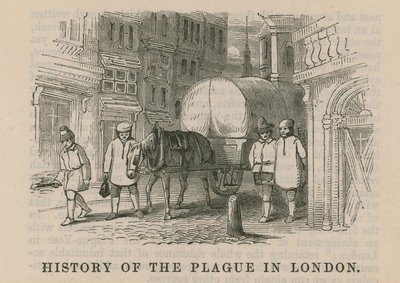 History of the Plague in London by English School