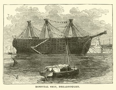 Hospital Ship, Dreadnought by English School