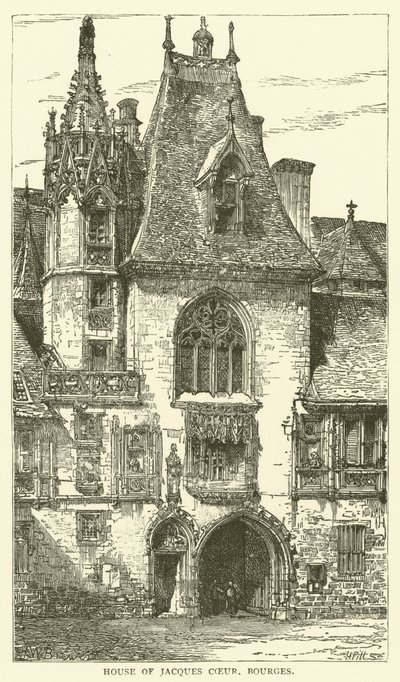 House of Jacques Coeur, Bourges by English School