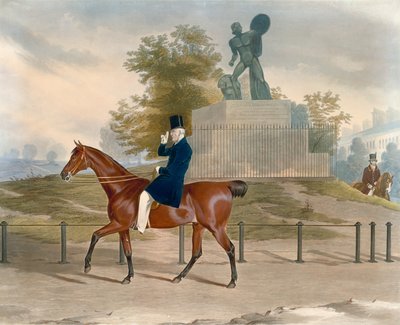 Hyde Park, London, with the Statue of Achilles Dedicated to the Duke of Wellington by English School