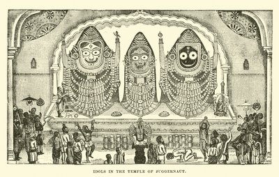 Idols in the Temple of Juggernaut by English School