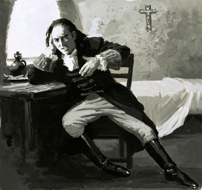 Illness Finally Caught Up with Peter the Great by English School
