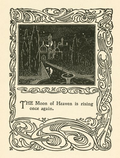 Illustration for Rubaiyat of Omar Khayyam by English School
