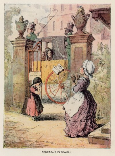 Illustration for Vanity Fair by Thackeray by English School