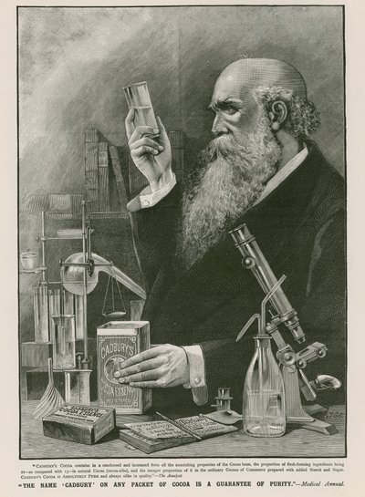 Illustration Showing the Purity of Cadbury