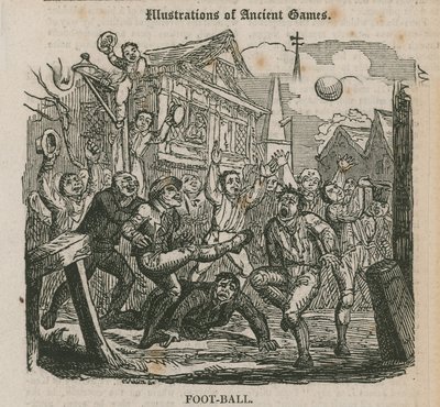 Illustrations of Ancient Games: Football by English School