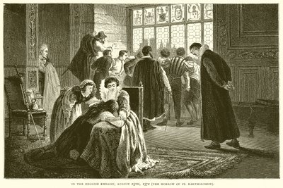 In the English Embassy, August 25th, 1572 (the Morrow of St. Bartholomew) by English School