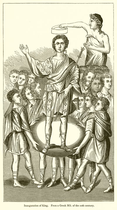 Inauguration of King by English School