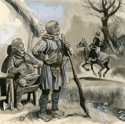 Informal Soldiers of the Type Defeated at the Battle of Hastings by English School