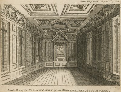 Interior of Palace Court of the Marshalsea Prison by English School