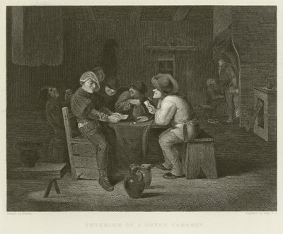 Interior of a Dutch Cabaret by English School