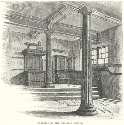 Interior of the Grammar School by English School