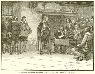 Interview between Charles and the Earl of Denbigh by English School