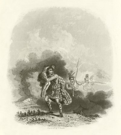 Intrepid Conduct of Captain Macdonald by English School