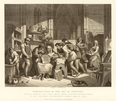 Introduction of the Art of Printing by English School