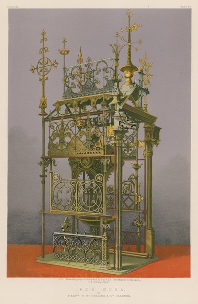 Iron Work by English School