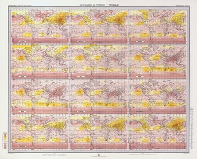 Isobars and Winds, World by English School