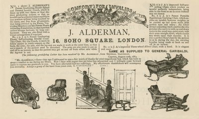 J Alderman, 16 Soho Square, London by English School