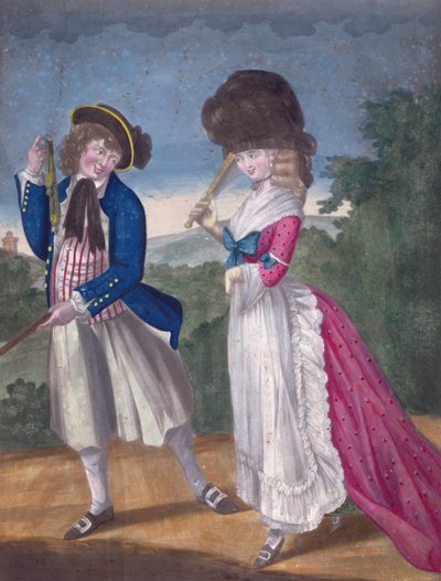 Jack Oakham Throwing Out a Signal for an Engagement, 1781 by English School