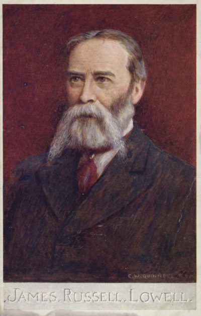 James Russell Lowell, American Poet and Diplomat by English School