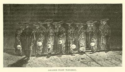 Japanese night watchmen by English School
