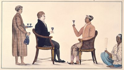 Javanese Grandee and a Dutchman, from an 