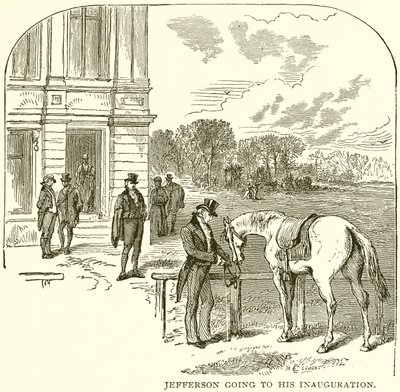 Jefferson going to his Inauguration by English School