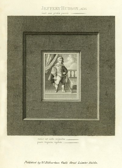 Jeffery Hudson, dwarf by English School