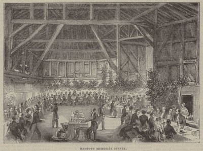 John Hampden Memorial Dinner, held in connection with the erection of a monument to him by English School