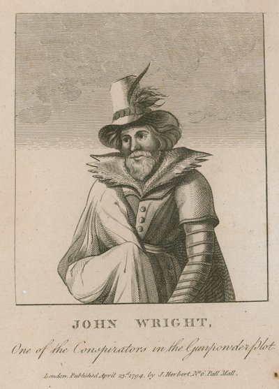 John Wright, One of the Conspirators in the Gunpowder Plot by English School