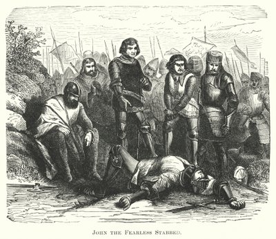 John the Fearless Stabbed by English School