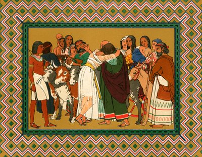 Joseph and His Brethren by English School