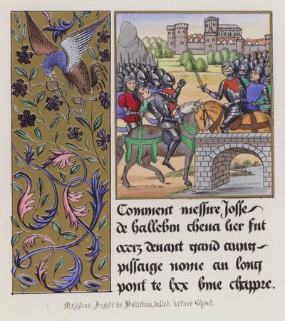 Josse de Haluin Killed Before Ghent by English School