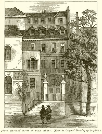 Judge Jeffreys House in Duck Street by English School
