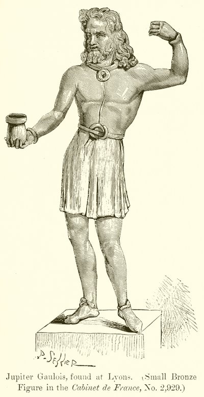 Jupiter Gaul at Lyons (engraving) by English School