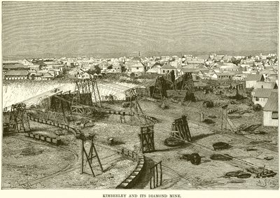 Kimberley and its Diamond Mine by English School