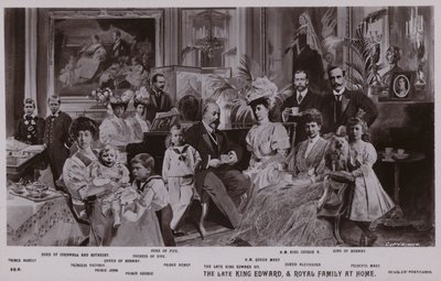 King Edward VII and His Family by English School