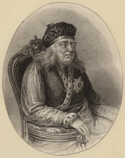 King George III as an Old Man by English School