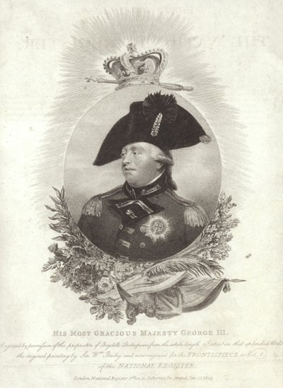 King George III of Great Britain and Ireland by English School