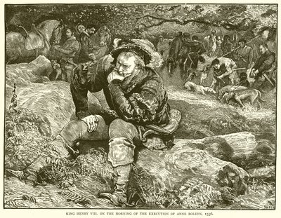King Henry VIII on the Morning of the Execution of Anne Boleyn, 1536 by English School