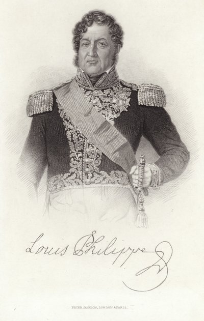 King Louis Philippe I of France by English School