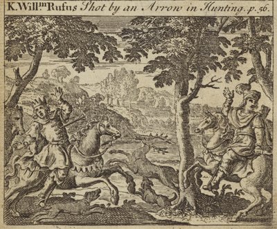 King William II of England Shot by an Arrow While Hunting by English School